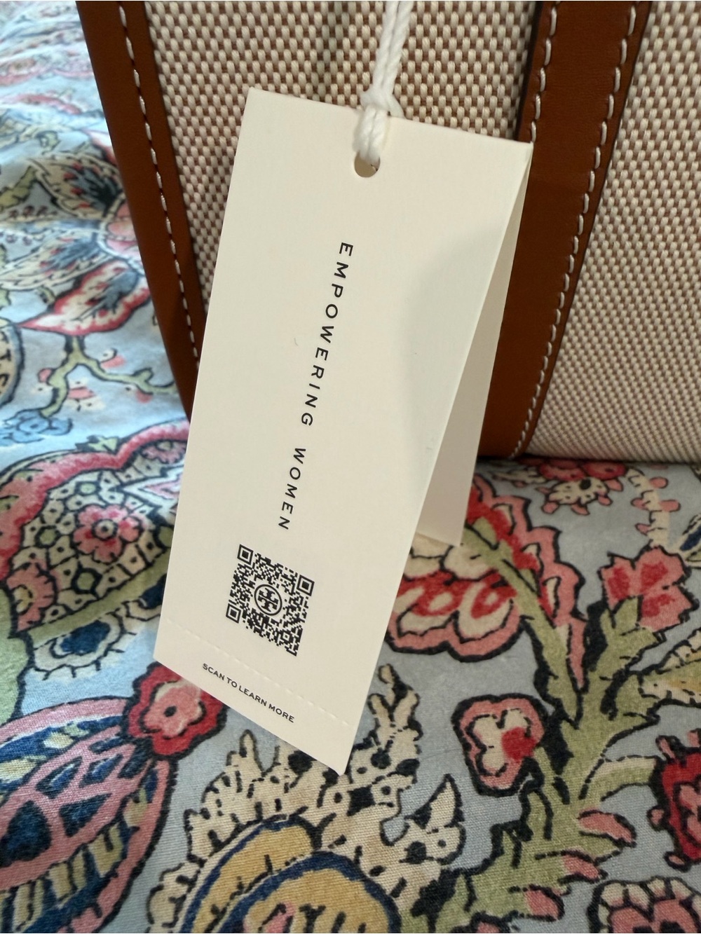 NWT Tory Burch Blake Canvas Small Tote - Picture 6 of 12